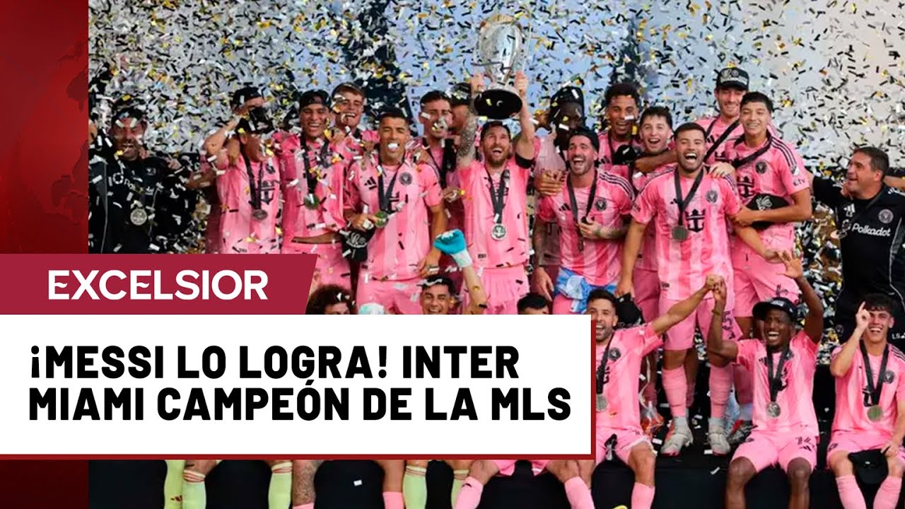 Inter Miami y Messi hacen historia al ganar su primera MLS - YouTube