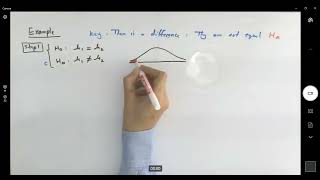Testing the Difference Between Two Populations  Means part 1