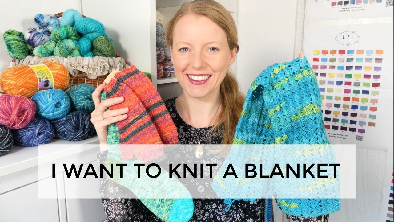 Anna Knitter Podcast Episode #139 - I WANT TO KNIT A BLANKET - YouTube
