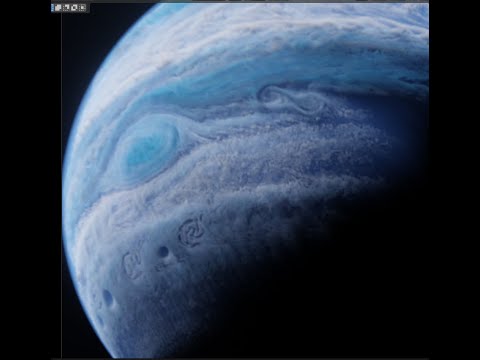 blender eevee gas giant(realtime)