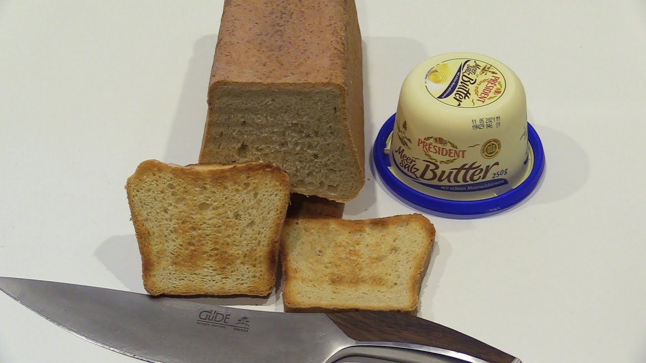 Toastbrot Butter. Schritt für Schritt mit Rezept. - YouTube