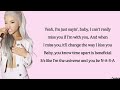 Ariana Grande NASA Lyrics