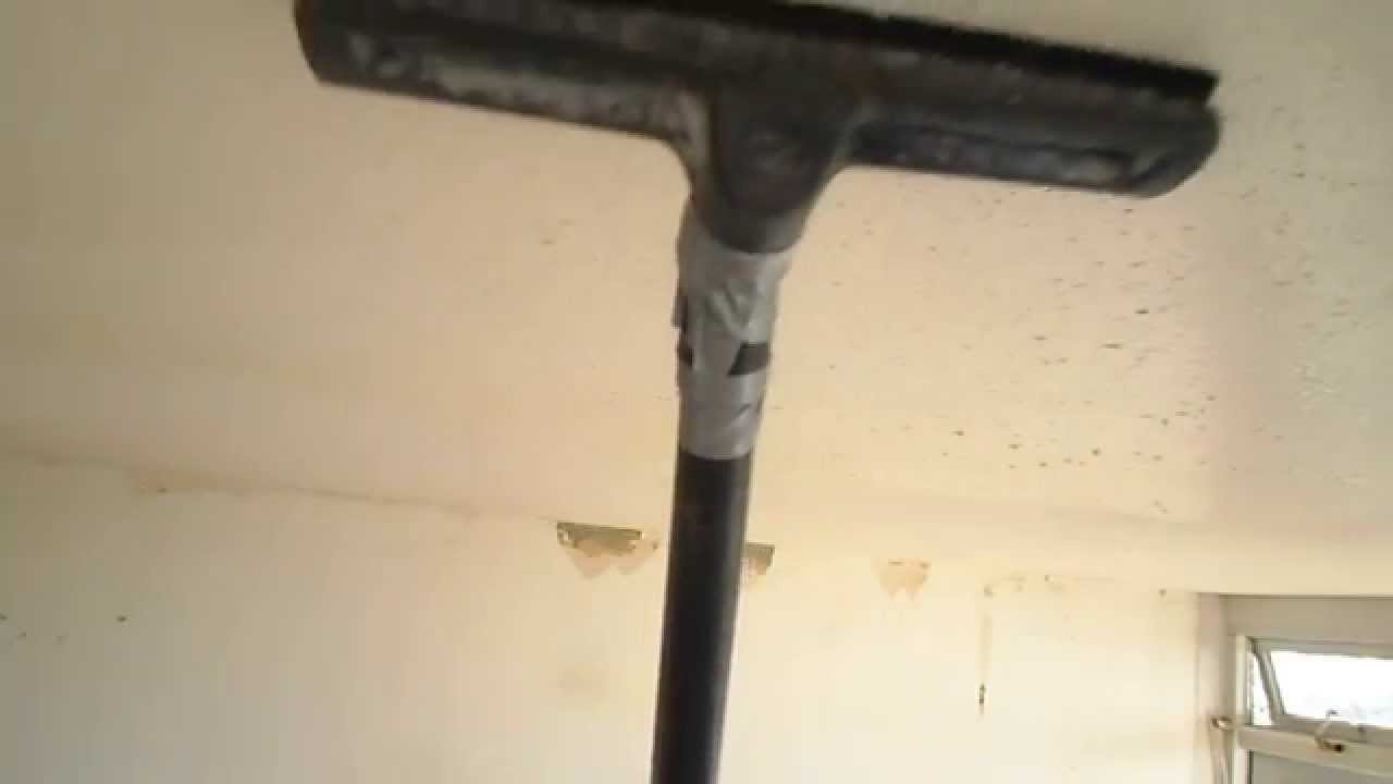 Nicotineaanslag verwijderen van plafonds en wanden youtube Plafond witten zonder knoeien