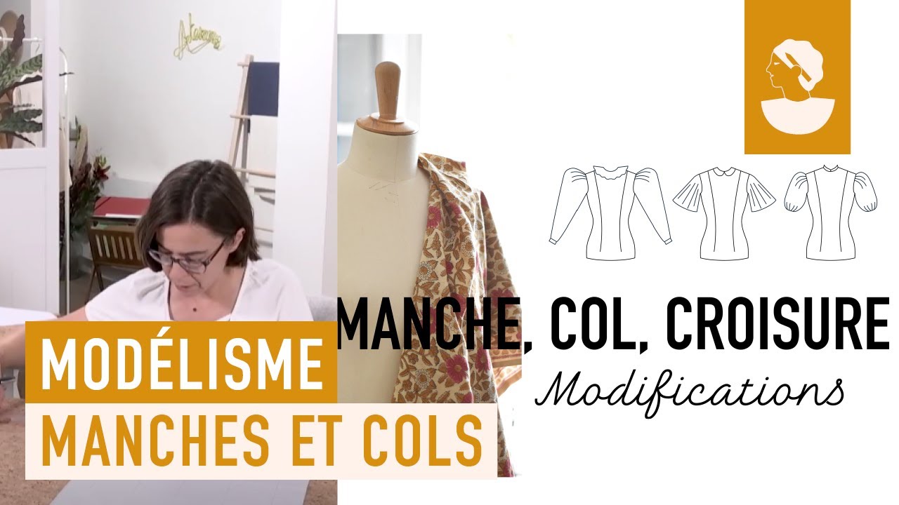 Comment modifier sa manche de base et ajouter un col ? - Christine Charles