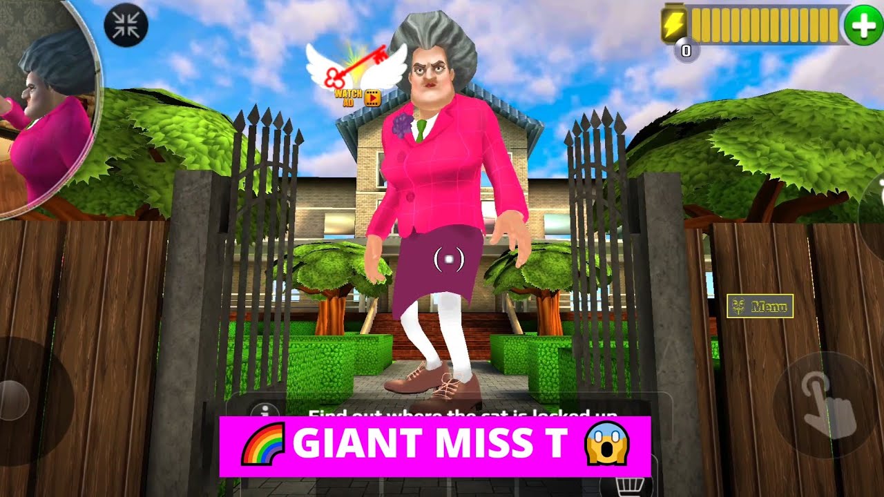 Scary Teacher 3D - Giant Miss T in Chapter Chapter 1 Rescue Cat 🐱