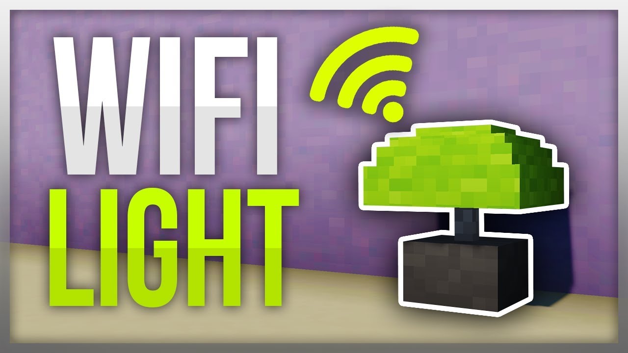 lort tilbehør samvittighed ✔️ Working WiFi LIGHTS in Minecraft! - YouTube