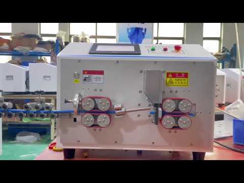 Fully Electric BV-25 Square Wire Cutting Machine Operation Video