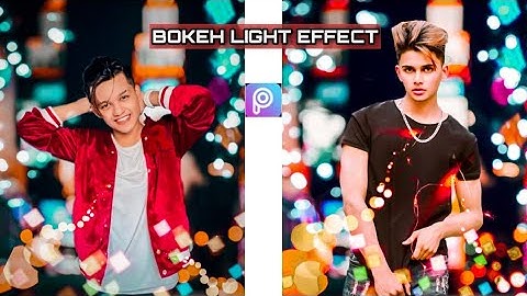 BOKEH LIGHTING EFFECT - Photo Editing Tutorial In Picsart Step By Step In Hindi - NIKHIL EDITZ