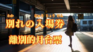 【日語導唱】 別れの入場券（離別的月台票） 漢譯 注音 卡拉OK(カラオケ) -演唱: 華Hana