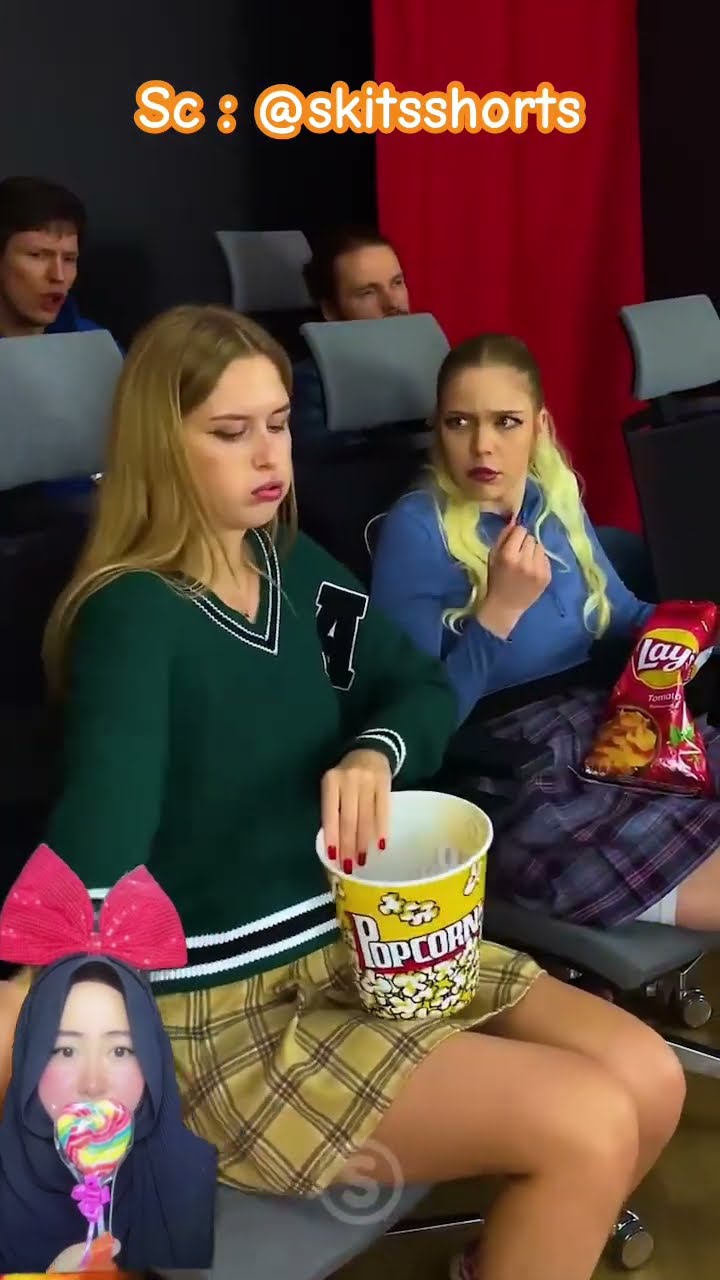 AKU PUNYA POPCORN AJAIB ⁉️? @skitsshorts #shorts #funny #dubbing