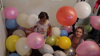 Balloon Fight! #FamilyFun #Sensory #Birthday by The Vickers Fam Jam 159 views 1 month ago 1 minute, 31 seconds
