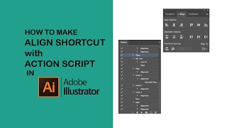 Celebrity How To Make Align Shortcut With Action Script In Adobe Illustrator Profile