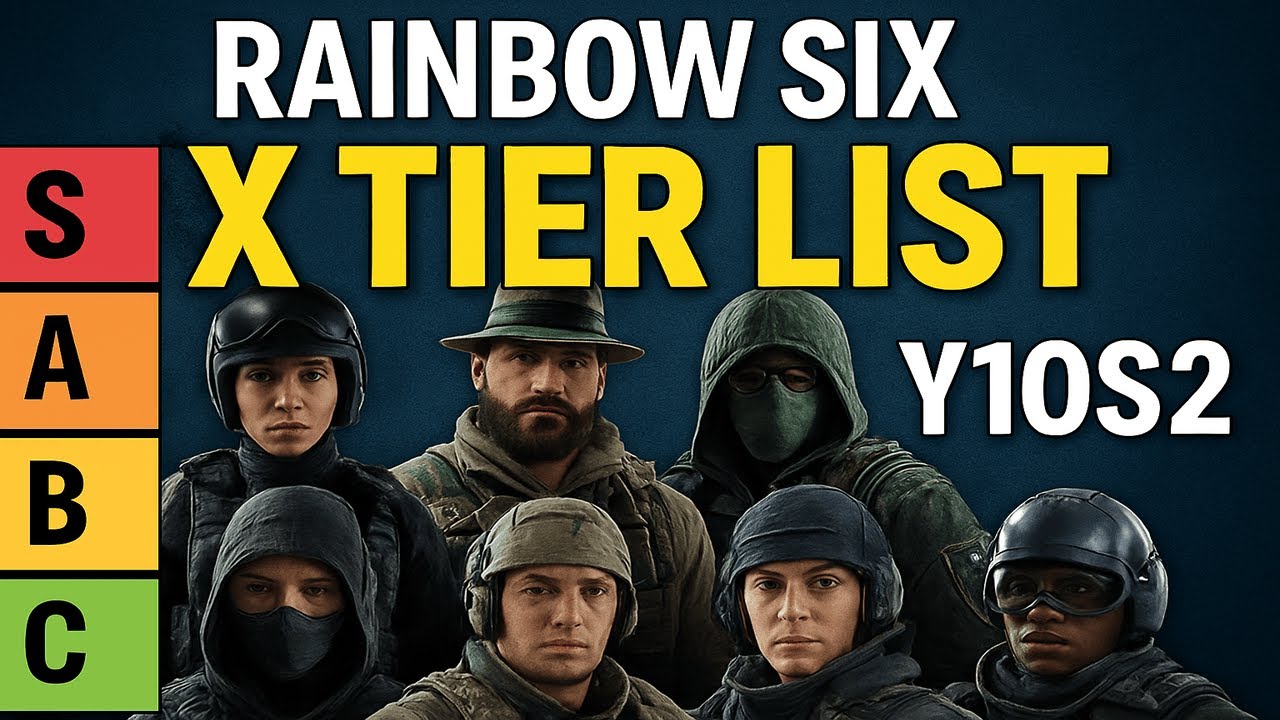 🔥 Rainbow Six X Tier List (Y10S2) | BEST Operators Ranked in 2025! [1 ...