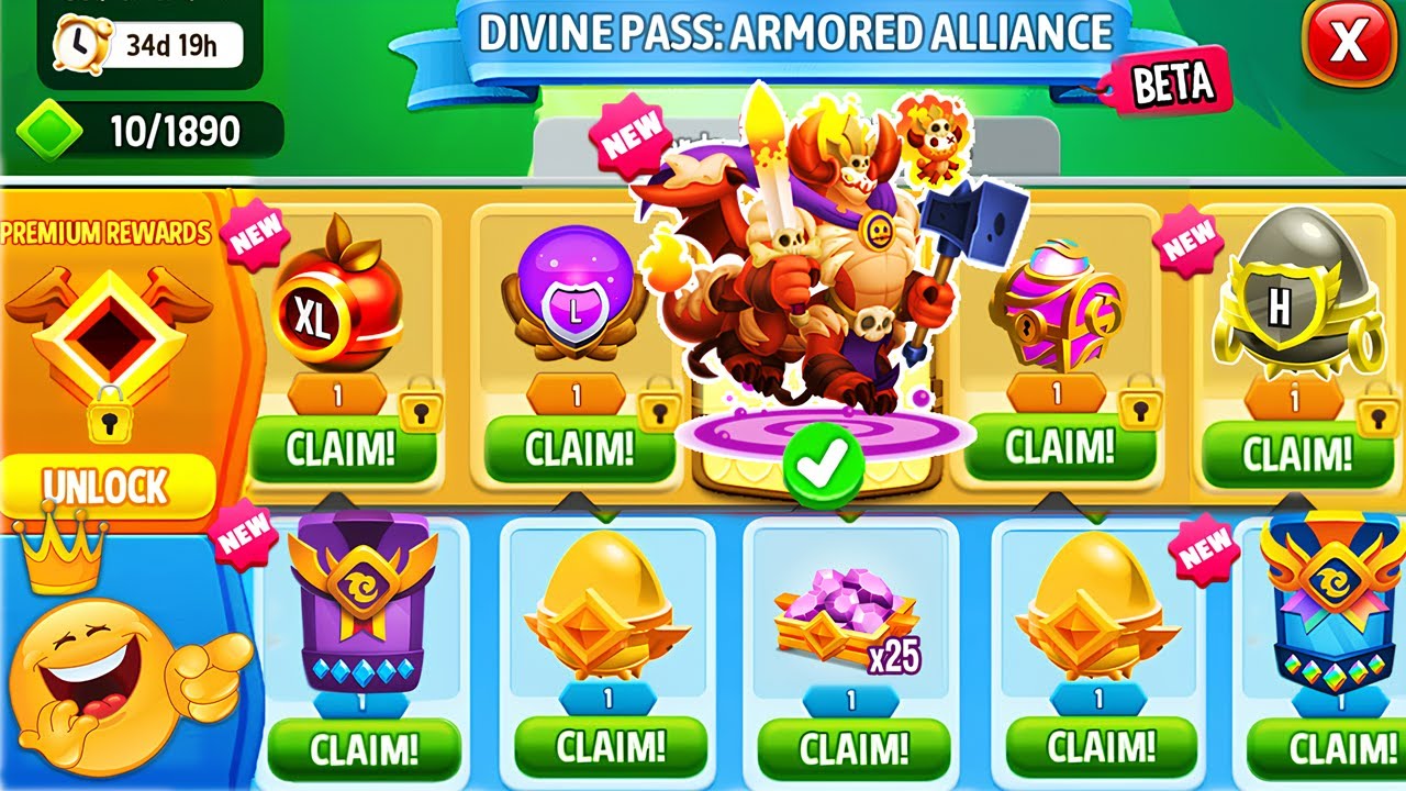 Dragon City: All DIVINE PASS Rewards + Doom Forger Dragon | FULL UNLOCKED 2026 😱