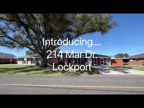 214 Mar Dr, Lockport, LA home video tour
