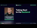 Nuxt Nation 2023: Jakub Andrzejewski - Taking Nuxt to the Backend