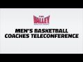 Jan. 9, 2017 MBB Coaches Teleconference