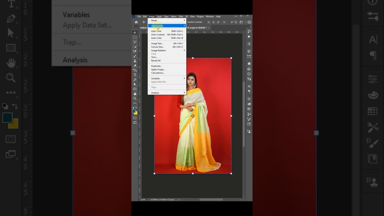 Photoshop Tricks | Change Background Colour in Photoshop | Photo Editing in Tamil