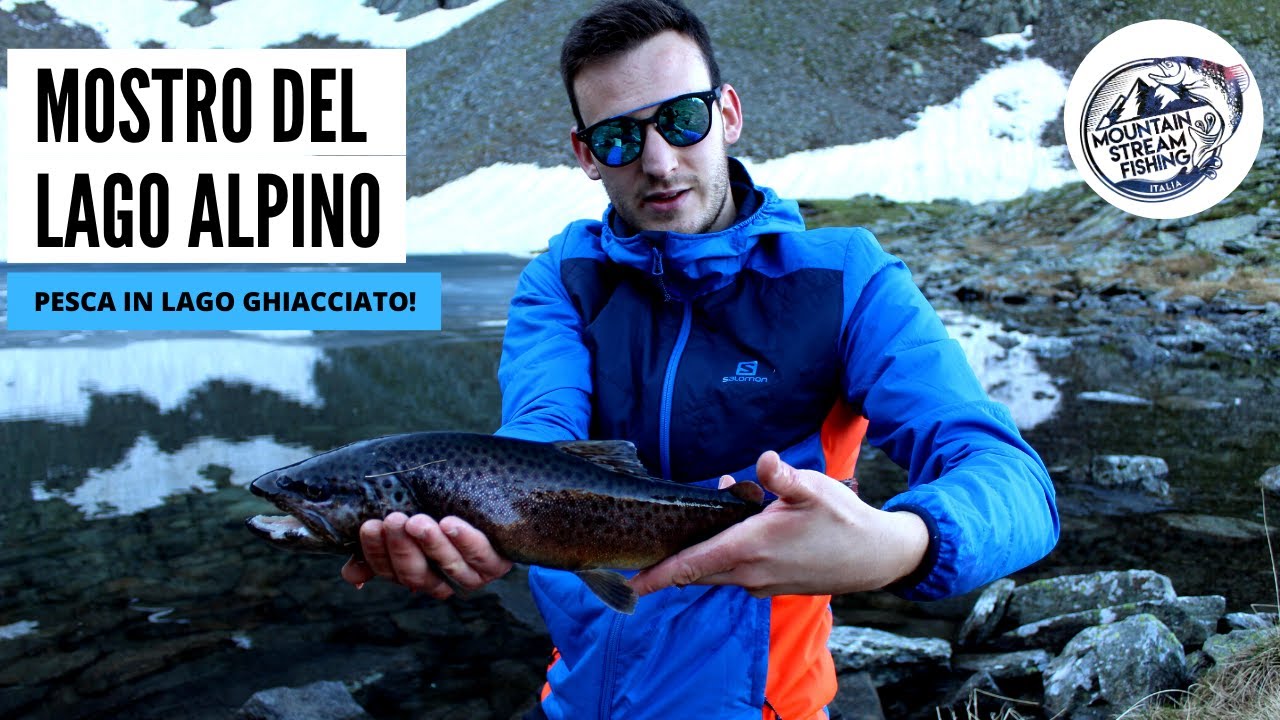 Il MOSTRO del lago alpino GHIACCIATO.