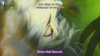MITSUKI utiliza el RAITON HEBI en SHINO ABURAME.