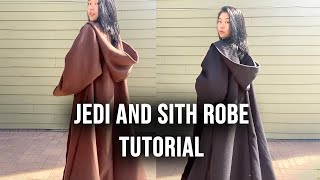 How to Sew Your Own Jedi / Sith Robe  Star Wars Cosplay Tutorial