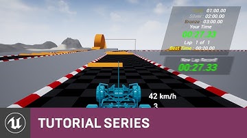 BP Time Attack Racer: UMG Animation, Race & Lap Records | 14 | v4.8 Tutorial Series | Unreal Engine