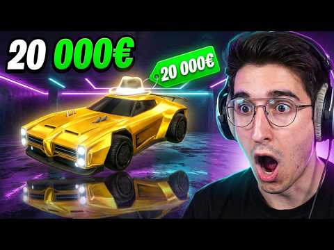 On a testé la VOITURE la plus CHÈRE de ROCKET LEAGUE
