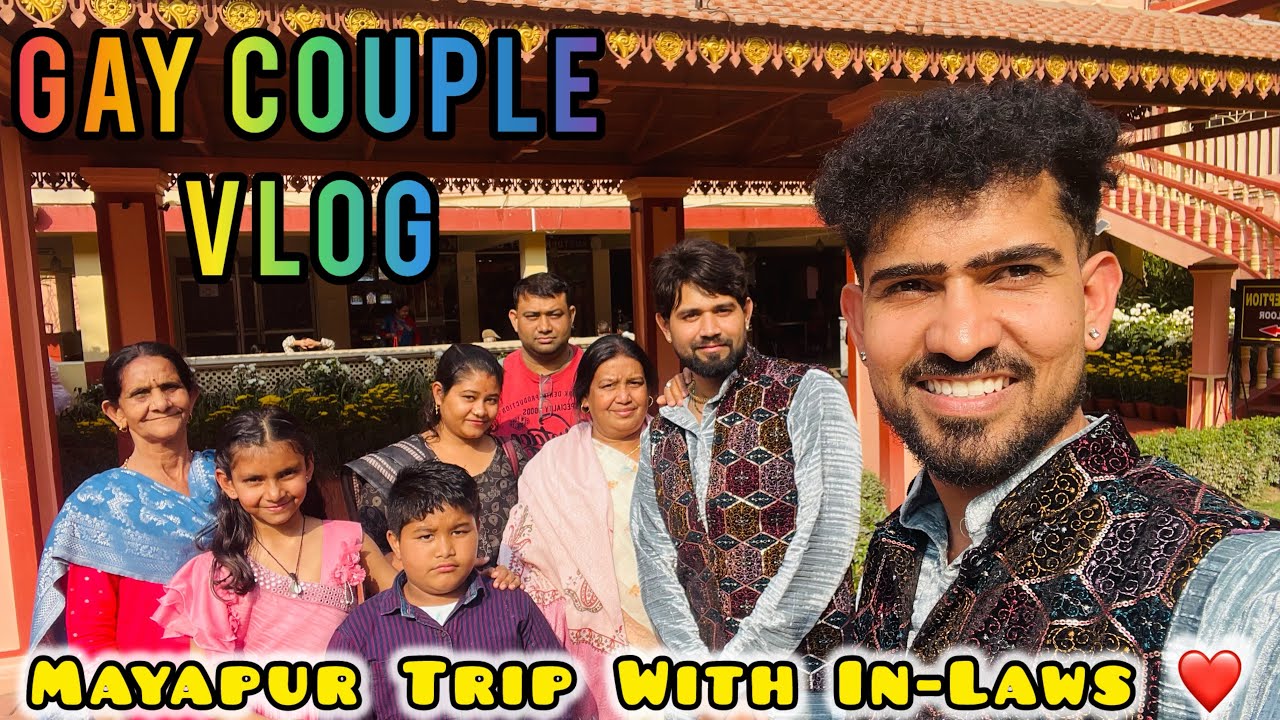 In-laws Ke Sath Mayapur Trip 🛕|| 2nd Day In Sasural ❤️|| Indian Gay Couple 🏳️‍🌈 || @LadduAndArry 