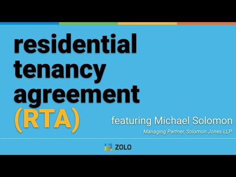 Residential Tenancy Agreement (RTA)