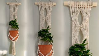 Macrame Wall Plant Hanger (New Pattern!)