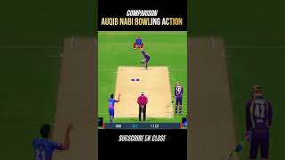 Auqib Nabi Bowling Action Comparison Real Life Vs Real Cricket| Mandu Gamer 2.0