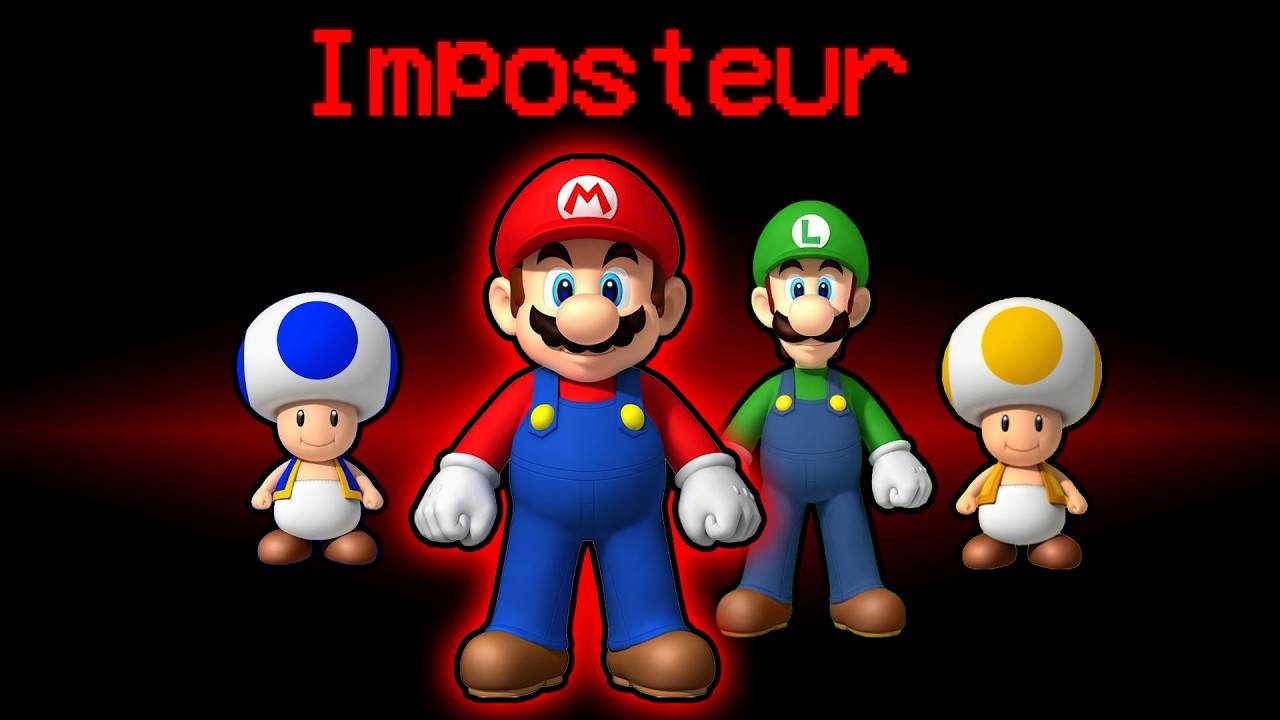 MARIO mais y a un IMPOSTEUR (new super mario bros wii hack mod)