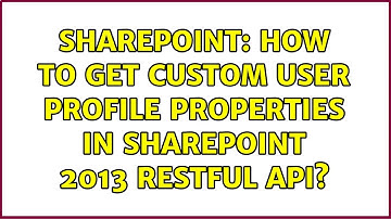 Sharepoint: How to get custom user profile properties in SharePoint 2013 restful api?