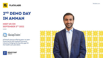 QuiqClaim Pitch | Flat6Labs Second Demo Day in Amman | #F6LDemoDay