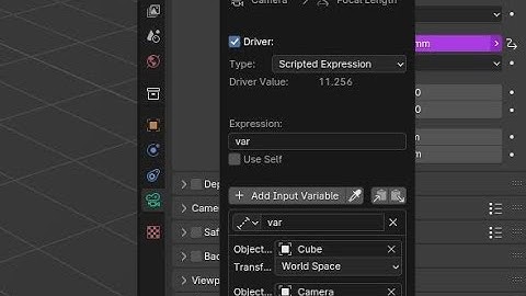 How to do an ACTUAL perfect dolly zoom in Blender WITH DRIVERS