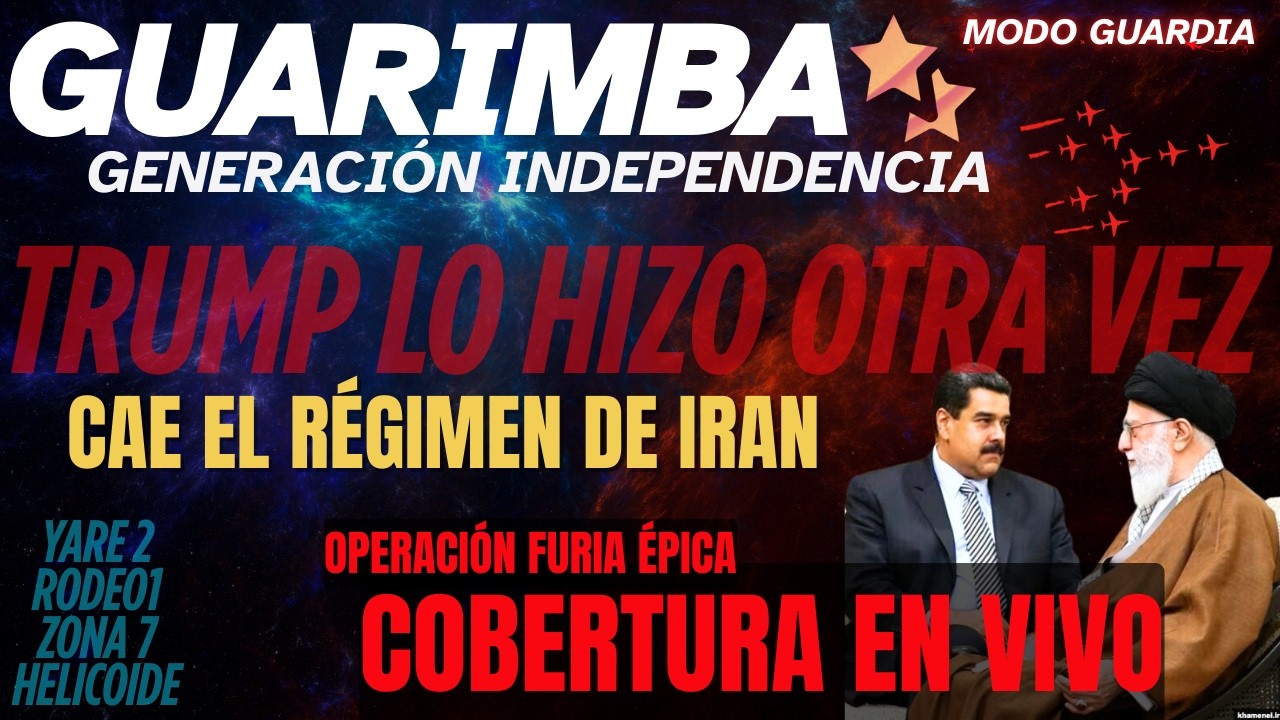 🔴 VENEZUELA EN VIVO - TRUMP LO HIZO OTRA VEZ, CAE EL RÉGIMEN DE IRÁN - COBERTURA EN VIVO ISRAEL