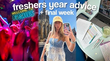 WHAT FRESHERS YEAR OF UNIVERSITY IS REALLY LIKE + advice/tips