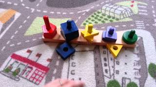 I&K's toys: Melissa & Doug Stack and Sort Board