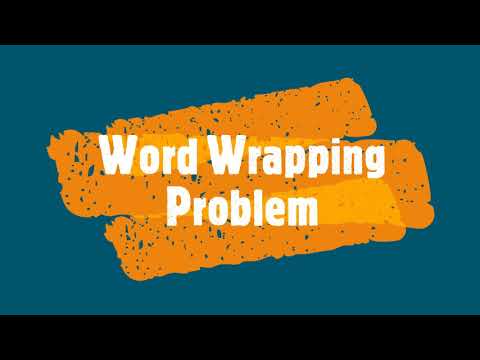 word wrap  Update New  Word Wrap Problem - Dynamic Programming