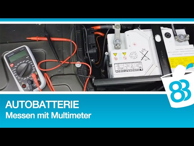 Autobatterie testen – Schritt für Schritt