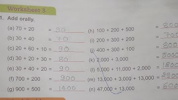 Dav Public School Class 4 Math Unit 2 Worksheet 3 || Addition And Subtraction || @madhubanclasses
