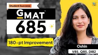 GMAT 685 | From 27th %ile to 96th %ile