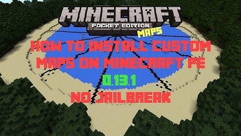 Minecraft PE 1.1.0 | How To Install Custom Maps No Jailbreak Or Computer