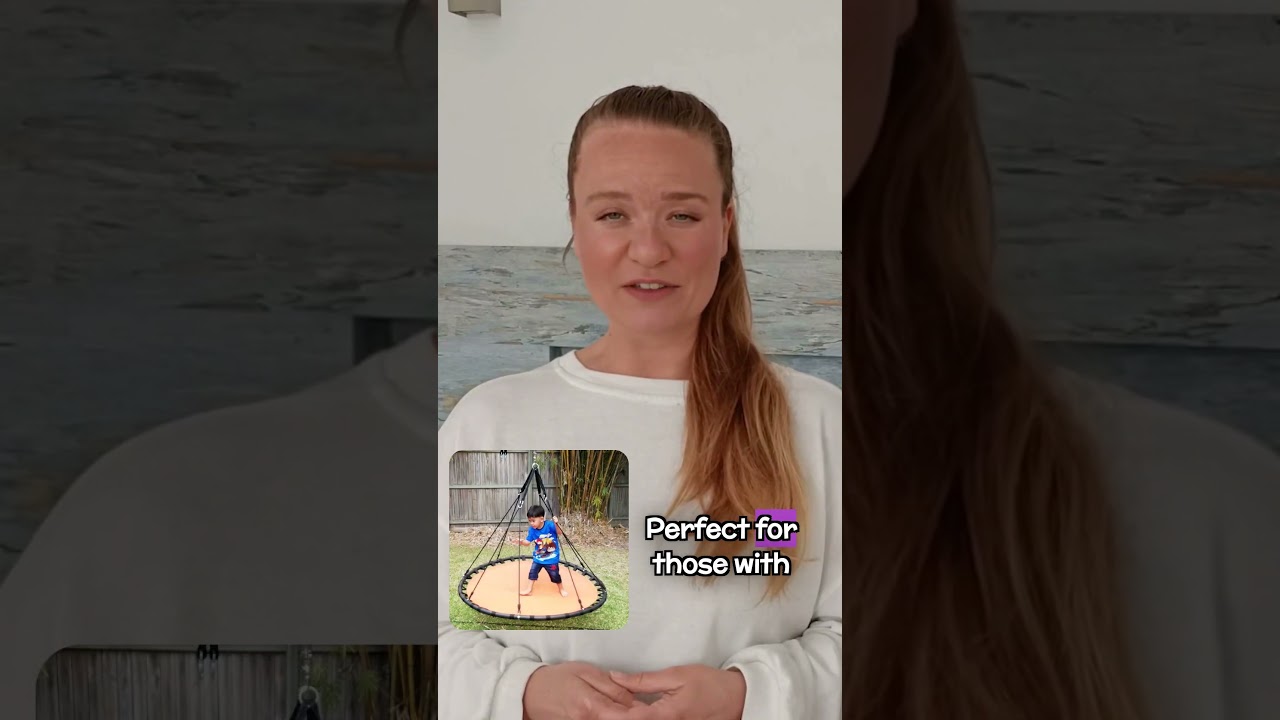 150 cm Orange Mat Nest Sensory Swing – Cozy, Fun, and Perfect for Relaxation!