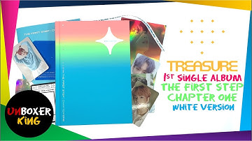 TREASURE 트레저 || THE FIRST STEP: CHAPTER ONE || WHITE VERSION || KPOP ALBUM UNBOXING