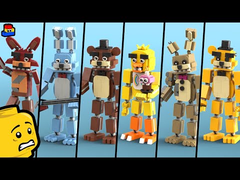 видео: Five Nights at Freddy's Movie: Building LEGO Action Figures