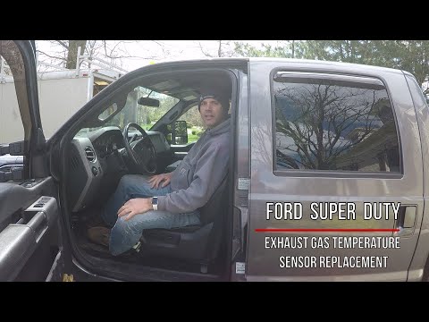 Ford Super Duty Exhaust Gas Temperature Sensor Replacement