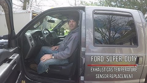 Ford Super Duty Exhaust Gas Temperature Sensor Replacement