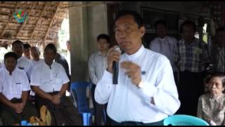 DVB - လွ်ပ္စစ္မီး ေဒသခံ အားလုံးရရွိေအာင္ ေဆာင္ရြက္ေပးမယ္လို႔ ဦးေရႊမန္း မဲဆြယ္စည္းရုုံး
