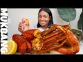 GIANT CRAB LEGS + 2x SPICY LOBSTER TAILS | STORY TIME